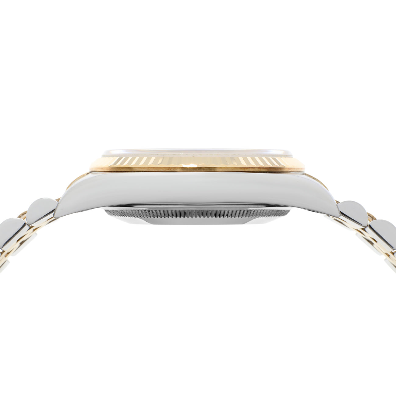 Exclusive Rolex Stainless Steel 18K Yellow Gold Datejust 36 16233 — Back View