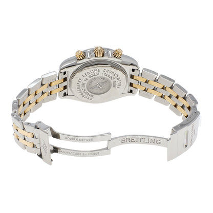 Exclusive Breitling Stainless Steel 18K Yellow Gold Chronomat Evolution B13356 — Top View