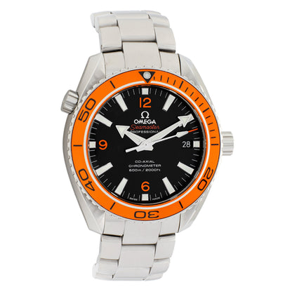 Exclusive Omega Stainless Steel Seamaster Planet Ocean 600M 232.30.42.21.01.002 — Front View