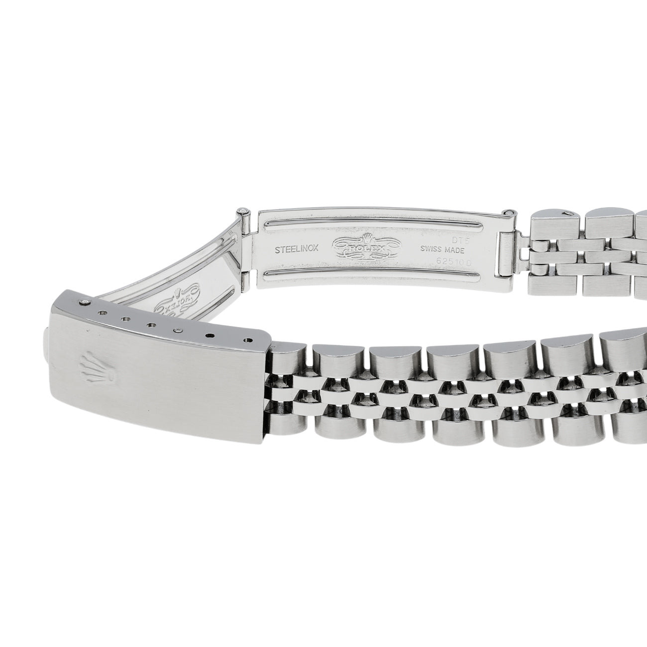 Exclusive Rolex Stainless Steel 18K White Gold Diamond Datejust 26 79174 — Top View