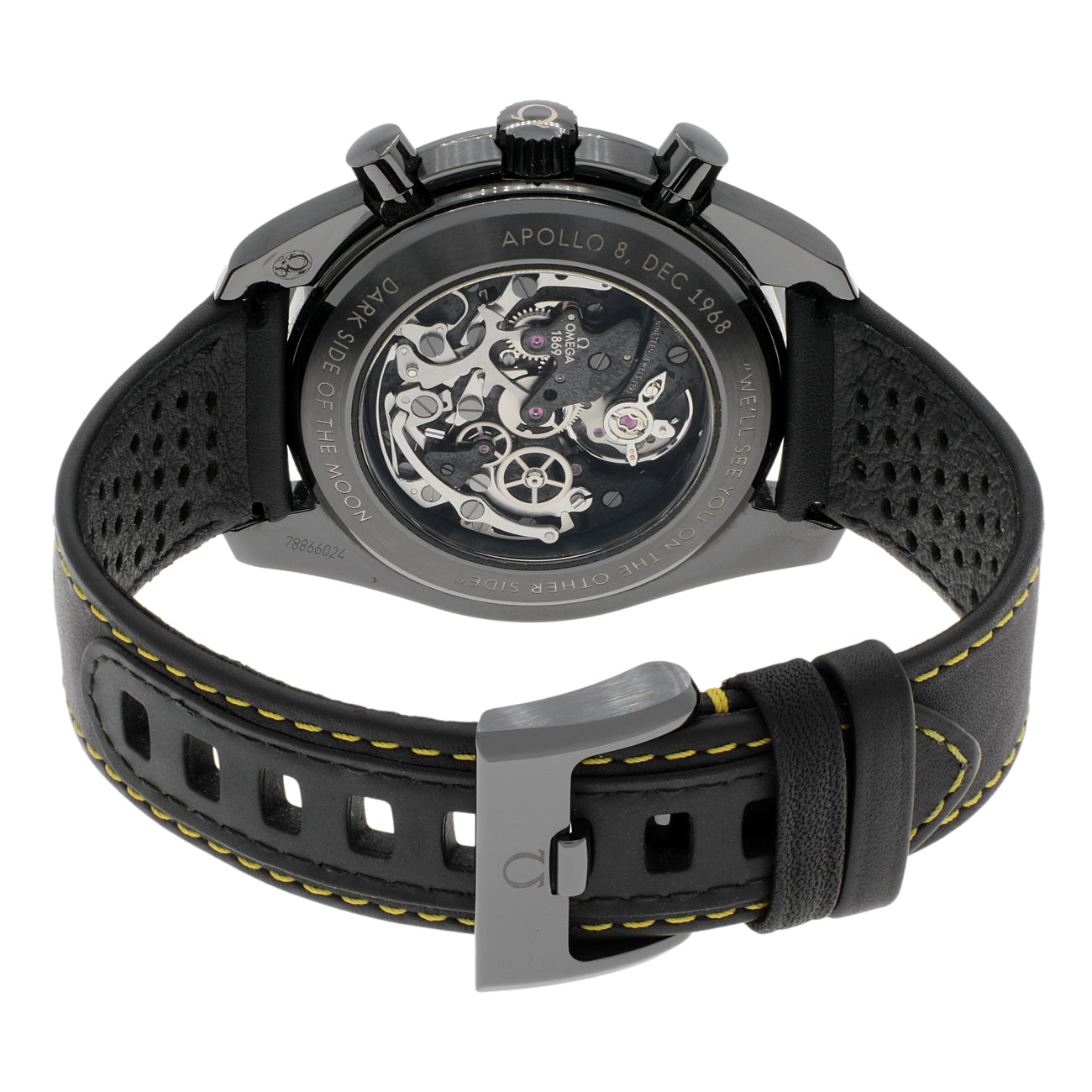 Exclusive Omega Ceramic Speedmaster Dark Side of the Moon 311.92.44.30.01.001 — Side View