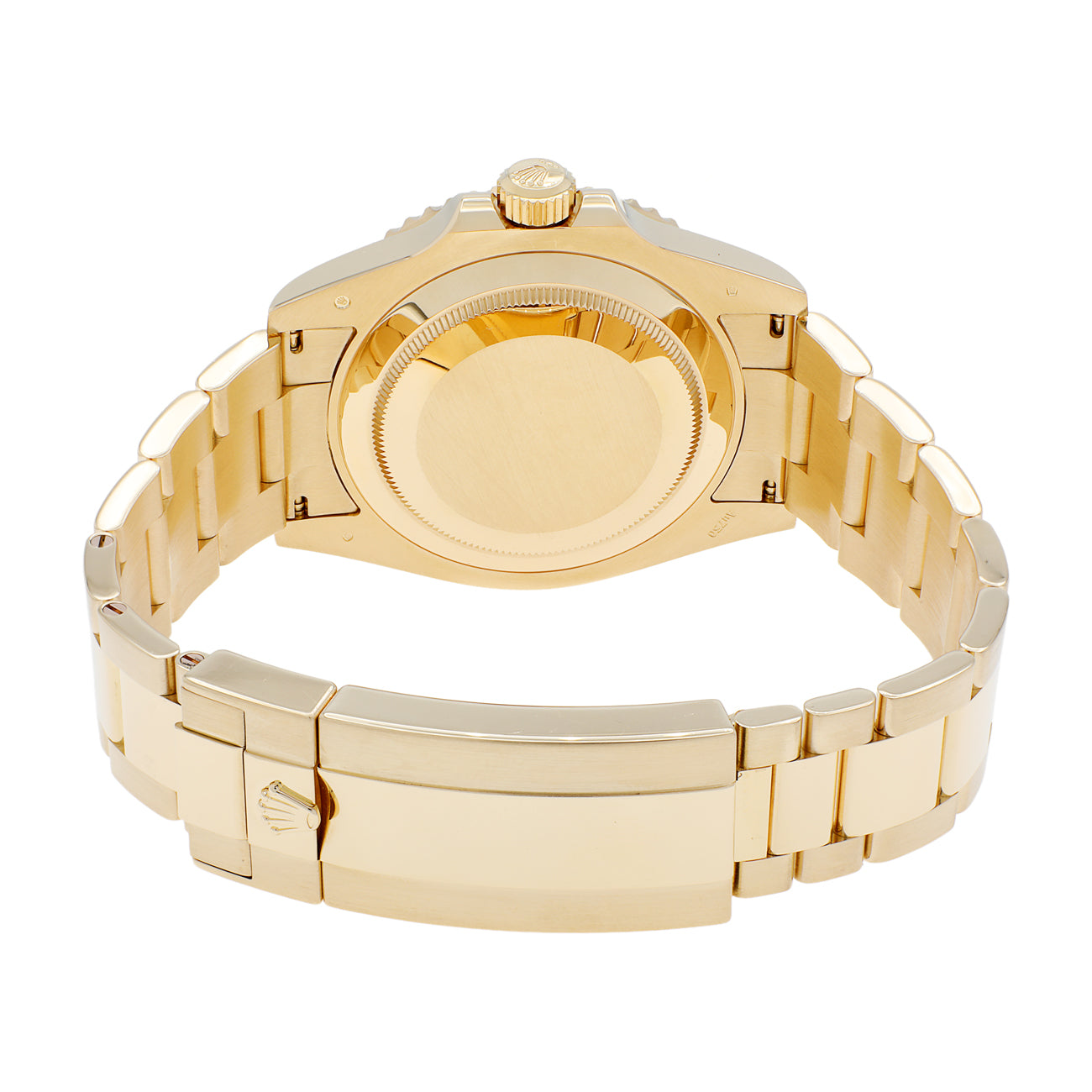 Exclusive Rolex 18K Yellow Gold Submariner Date 126618LN — Side View
