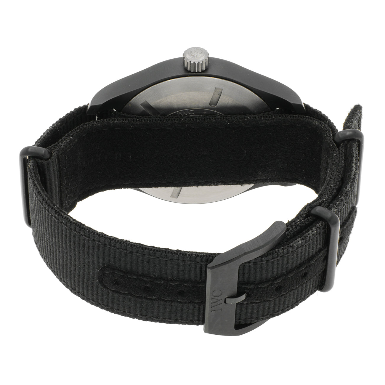Exclusive IWC Black Ceramic Pilot Top Gun 41mm IW326901 — Side View