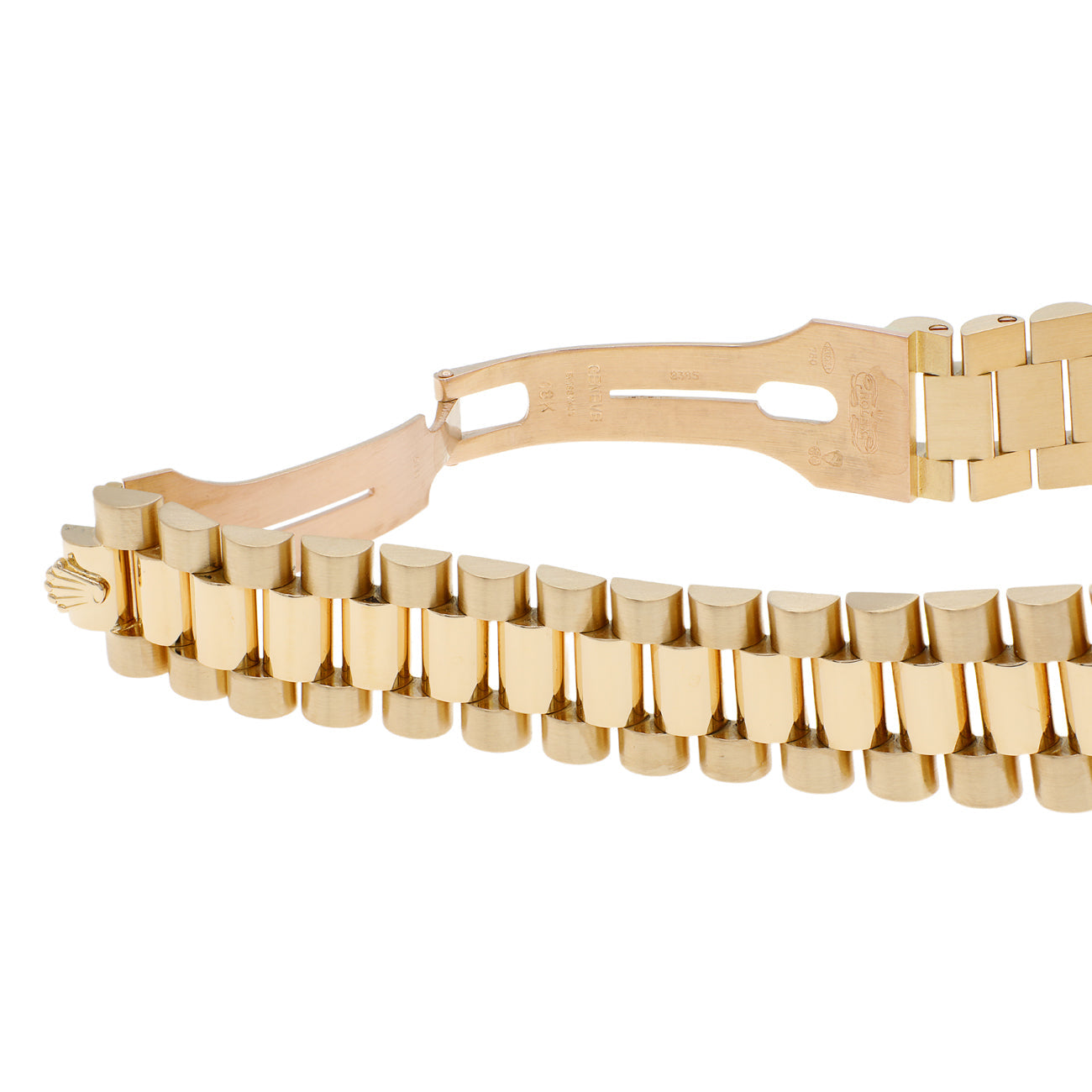 Exclusive Rolex 18K Yellow Gold Day-Date President 18238 — Top View