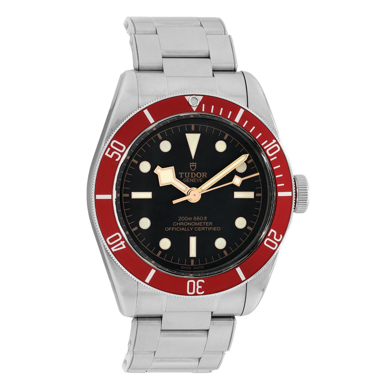 Exclusive Tudor Stainless Steel Blackbay Heritage 79230R — Front View