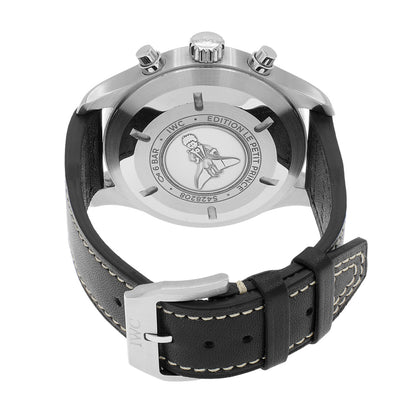 Exclusive IWC Stainless Steel Pilot Chronograph “Le Petit Prince” IW377714 — Side View