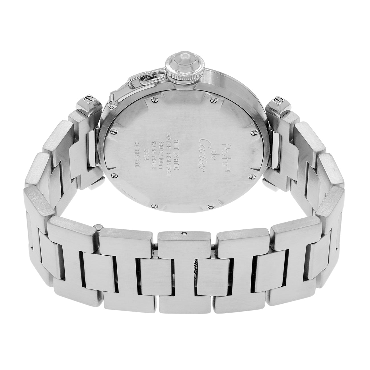 Exclusive Cartier Stainless Steel Pasha C Automatic W31024M7 — Side View
