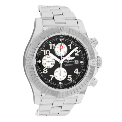 Exclusive Breitling Stainless Steel Super Avenger A13370 — Front View