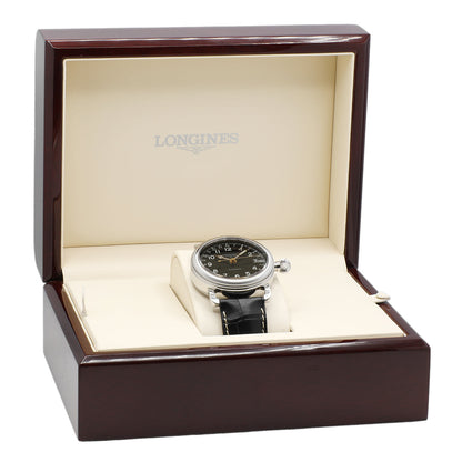 Exclusive Longines Stainless Steel Heritage Avigation L2.778.4.53.2 — Lifestyle View