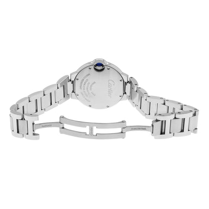 Exclusive Cartier Stainless Steel Ballon Bleu 33mm W6920071 — Top View