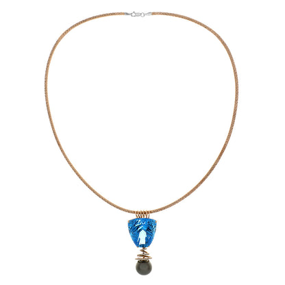 Exclusive 18K Rose Gold 12.7mm South Sea Pearl Pendant — Front View