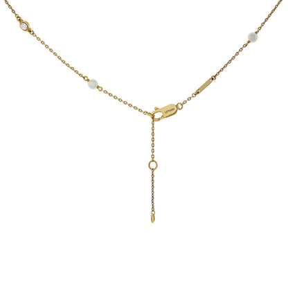 Exclusive Celine Les Perles Crystal Necklace — Back View