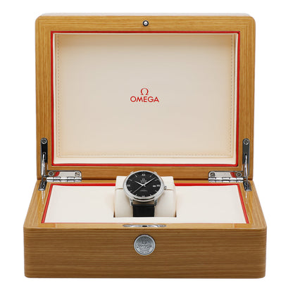Exclusive Omega Stainless Steel De Ville Prestige 424.13.40.20.01.001 — Lifestyle View