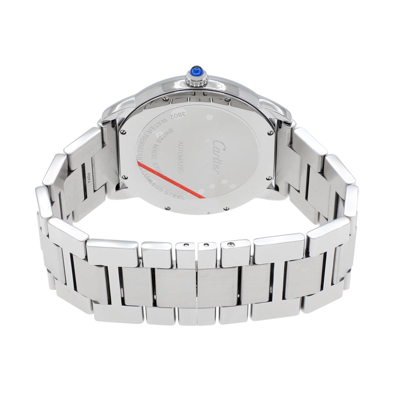 Exclusive Cartier Stainless Steel Ronde Solo de Cartier WSRN0023 — Side View