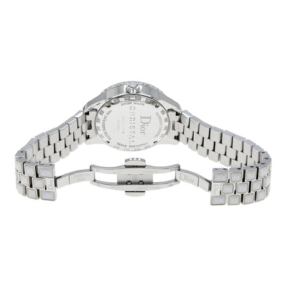 Exclusive Christian Dior Stainless Steel Christal CD113118 — Top View