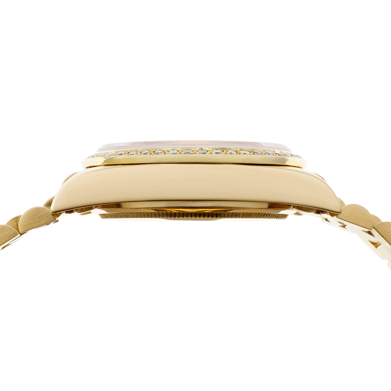 Exclusive Rolex 18K Yellow Gold Day-Date President 18038 — Back View