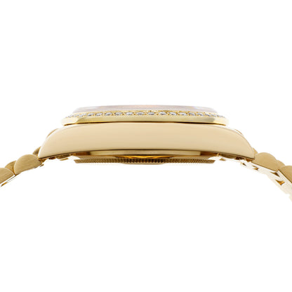 Exclusive Rolex 18K Yellow Gold Day-Date President 18038 — Back View