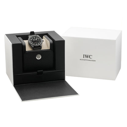 Exclusive IWC Black Ceramic Pilot Top Gun 41mm IW326901 — Detail View
