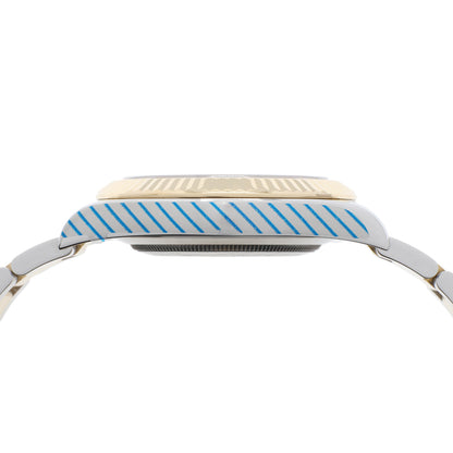 Exclusive Rolex Stainless Steel 18K Yellow Gold 'Wimbledon' Datejust II 116333 — Back View