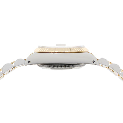 Exclusive Rolex 18K Yellow Gold Stainless Steel Ladies Datejust 69173 — Back View