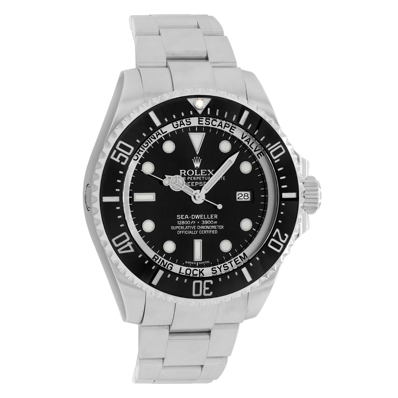 Exclusive Rolex Stainless Steel Sea-Dweller Deepsea 116660 — Front View