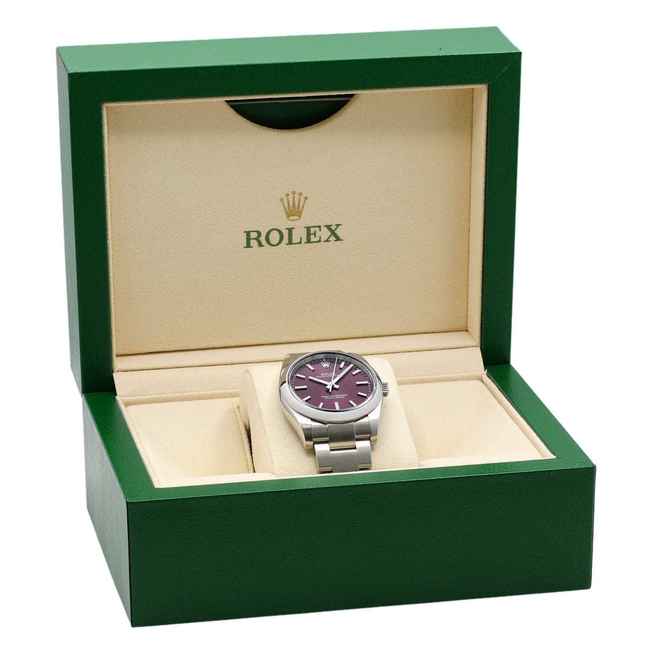 Exclusive Rolex Oyster Perpetual 34 114200 — Detail View