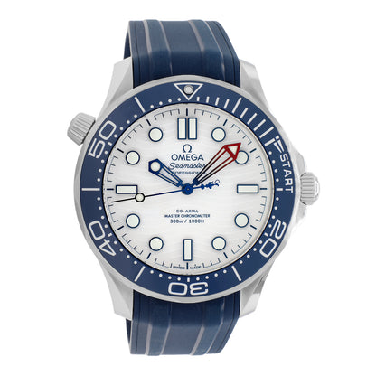 Exclusive Omega Stainless Steel Seamaster Diver 300M America'S Cup 210.32.42.20.04.002 — Front View