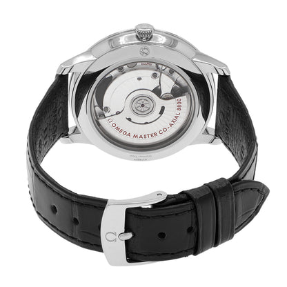 Exclusive Omega Stainless Steel De Ville Prestige 434.13.40.20.01.001 — Side View