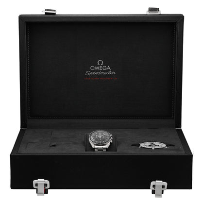 Exclusive Omega Stainless Steel Speedmaster Professional Moonwatch 311.30.42.30.01.005 — Detail View