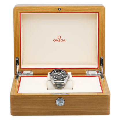 Exclusive Omega Stainless Steel Seamaster Planet Ocean 600M 215.30.44.21.01.002 — Detail View