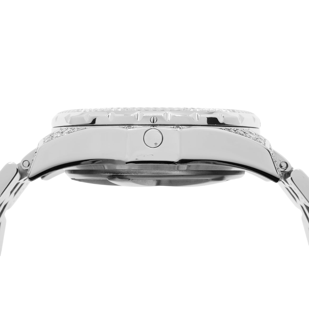 Exclusive Breitling Stainless Steel Diamond Bentley 6.75 A44362 — Back View