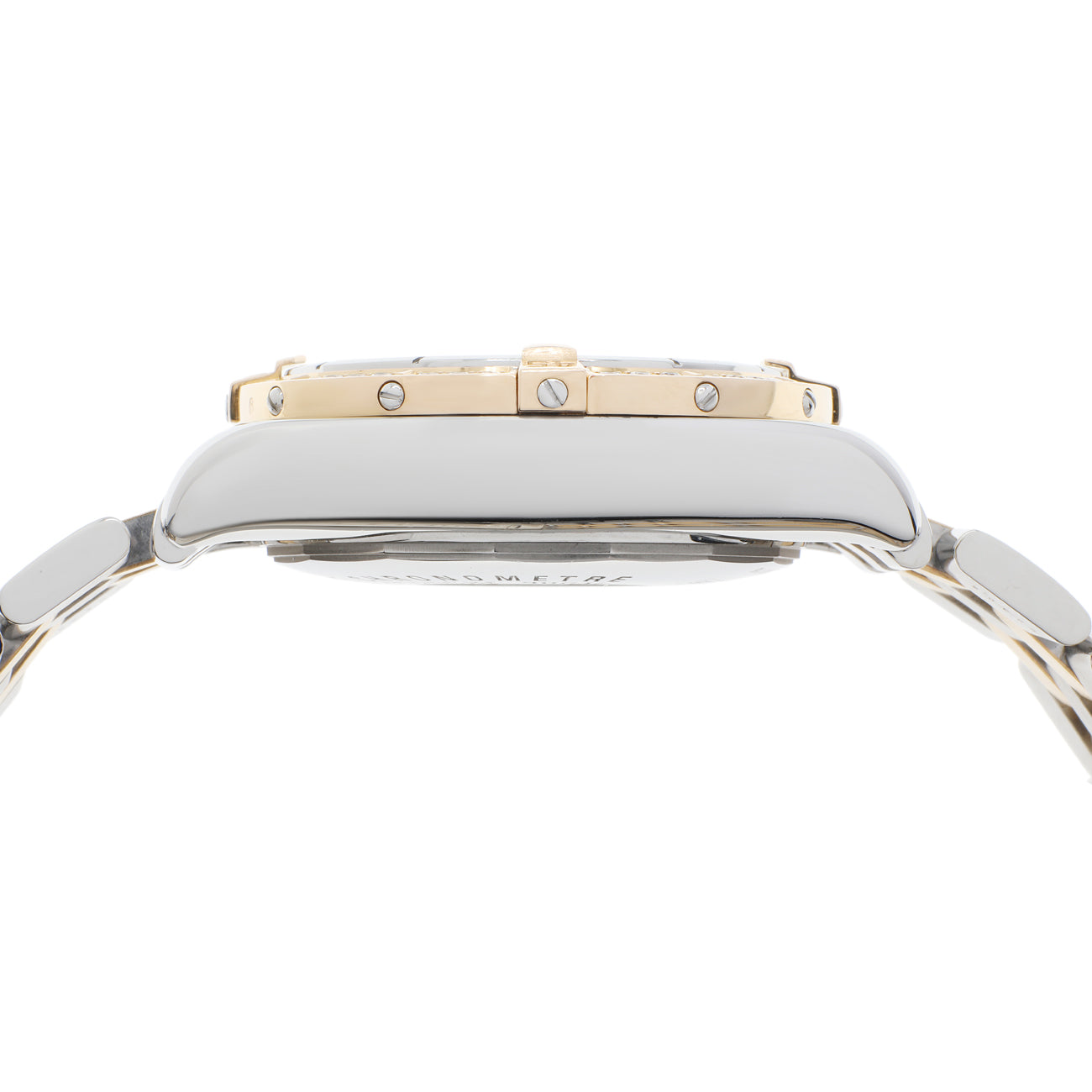 Exclusive Breitling 18K Yellow Gold Stainless Steel Chronomat Evolution C13356 — Back View