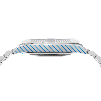 Exclusive Rolex Stainless Steel 18K White Gold Datejust 41 126334 — Back View