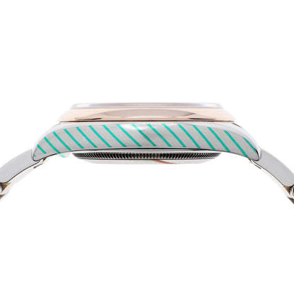Exclusive Rolex Stainless Steel 18K Rose Gold Datejust 36 116201 — Back View
