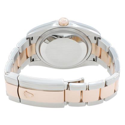 Exclusive Rolex 18K Rose Gold Stainless Steel Datejust 36 116231 — Side View