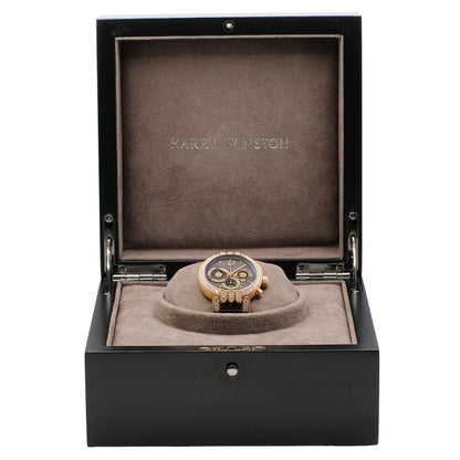 Exclusive Harry Winston 18K Rose Gold Diamond Premier 200-UCA39R — Detail View