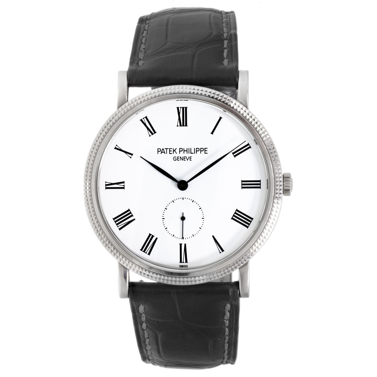 Exclusive Patek Philippe 18K White Gold Calatrava 5119G-001 — Front View