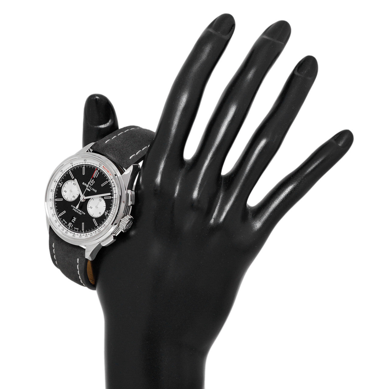 Exclusive Breitling Stainless Steel Premier BO1 Chronograph AB0118 — Lifestyle View