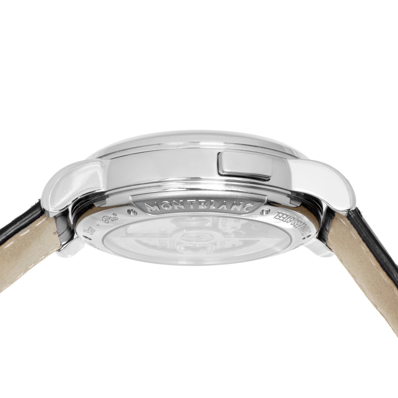 Exclusive Montblanc Stainless Steel Nicolas Rieussec Chronograph  106488 — Side View