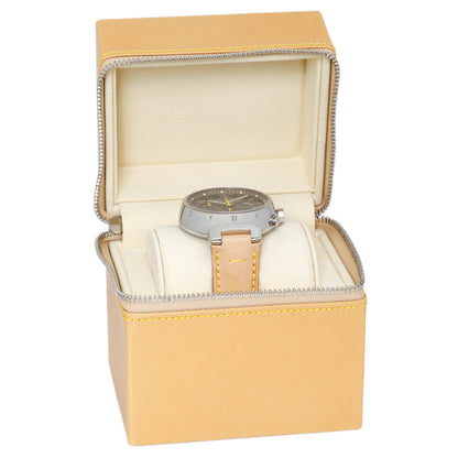 Exclusive Louis Vuitton Stainless Steel Tambour Automatic Chronograph Q1121 — Alternate View 9