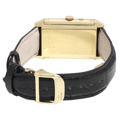 Exclusive Jaeger-LeCoultre 18K Yellow Gold Reverso Duoface Day & Night 270.1.54 — Detail View