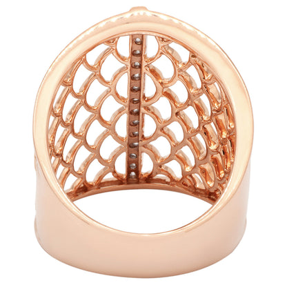 Exclusive 14K Rose Gold 0.22 Carat Diamond  Ring — Side View