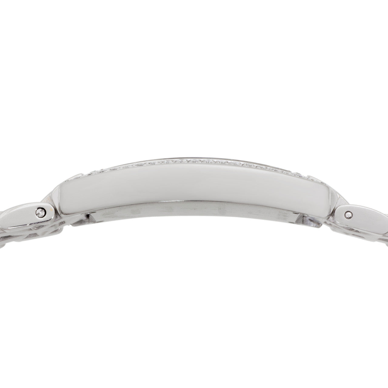 Exclusive Franck Muller Stainless Steel Cintree Curvex Diamond Watch 1752 QZ DP ACB ACE — Side View