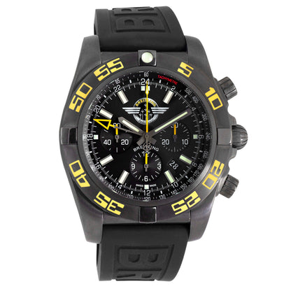 Exclusive Breitling PVD Chronomat GMT Jet Team American Tour MB0410 — Front View