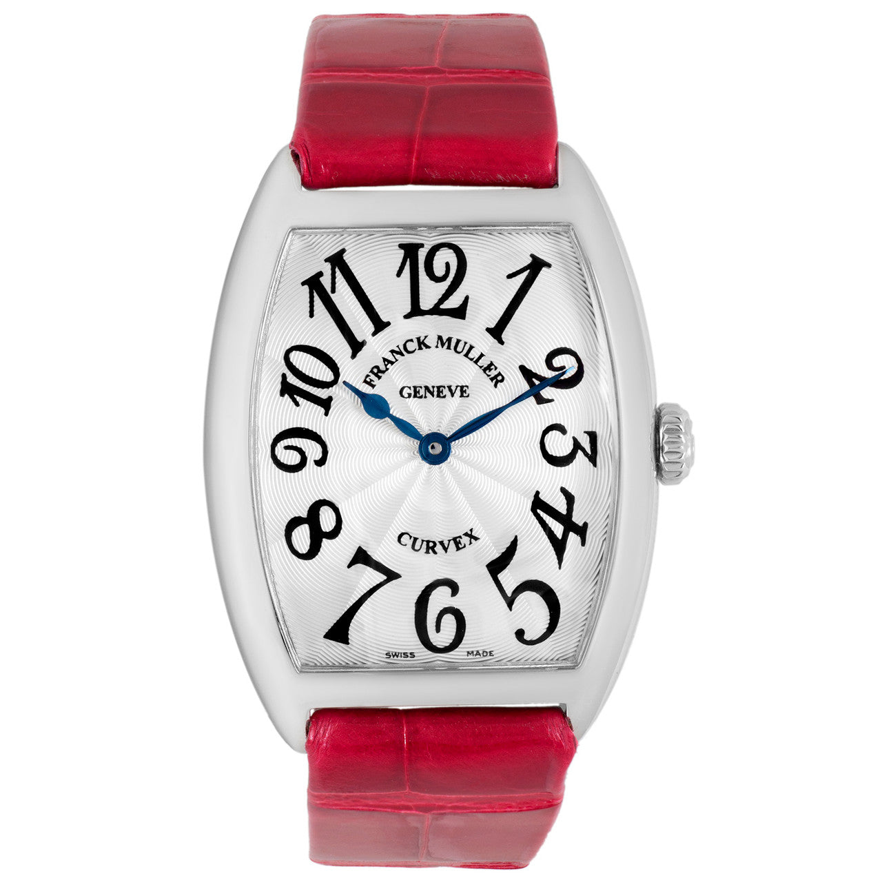 Exclusive Franck Muller Stainless Steel Cintree Curvex Quartz Watch 7502 QZ — Front View