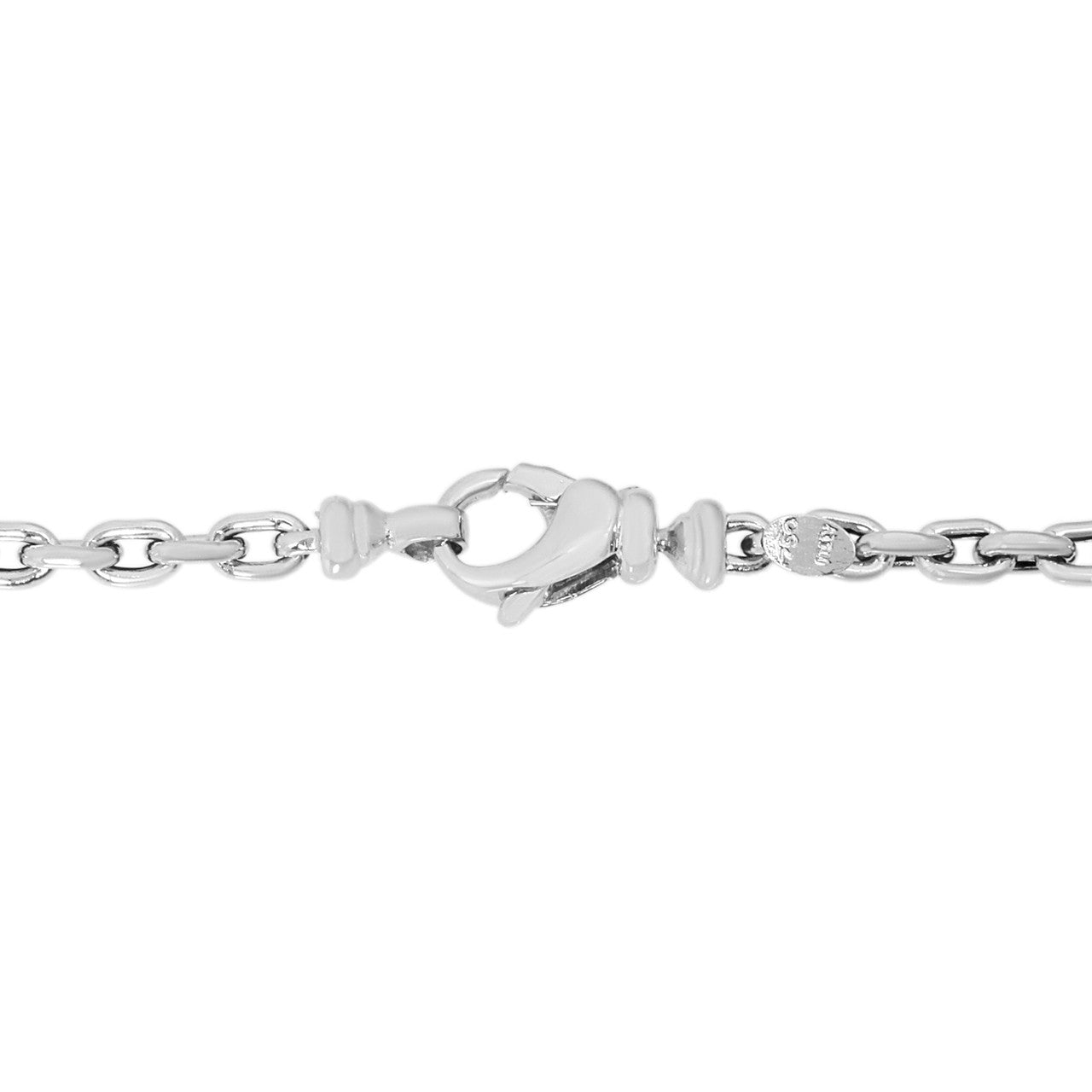 Exclusive 18K White & Yellow Gold Star Necklace — Side View