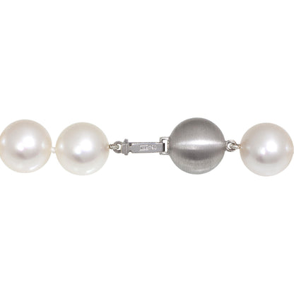Exclusive 18" South Sea Pearl 18K White Gold Necklace — Side View