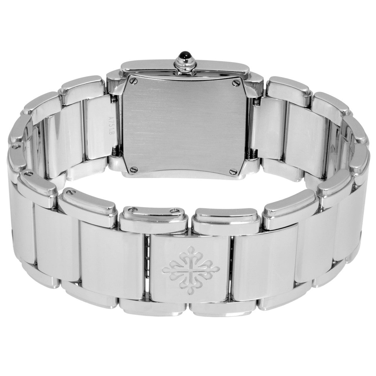 Exclusive Patek Philippe Stainless Steel & Diamond Twenty-4 Ladies Quartz Watch 4910-10A-010 — Lifestyle View