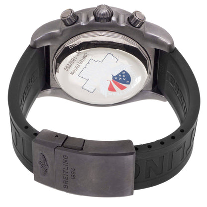 Exclusive Breitling PVD Chronomat GMT Jet Team American Tour MB0410 — Side View