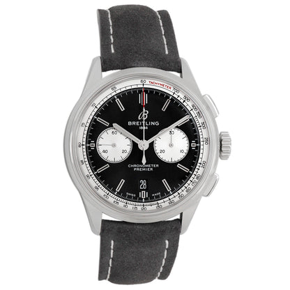 Exclusive Breitling Stainless Steel Premier BO1 Chronograph AB0118 — Front View